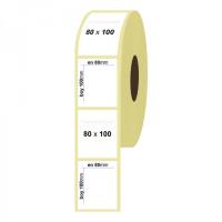 80X100 WELLUM KUŞE ETİKET 500 LÜ - 1